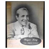 Wayne King Nancy Evans Ken Stevens Signed...
