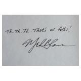 Bugs Bunny Mel Blanc signature slip