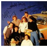 Framed Taxi signed photo