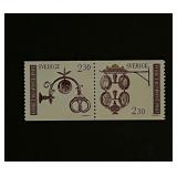 Two Unused Sweden Stamps Complete Set