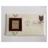 Indian Art Tlingit Gold Stamp Replica First Day...