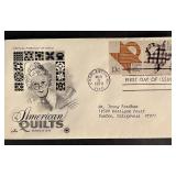 American Quilts First Day Cover