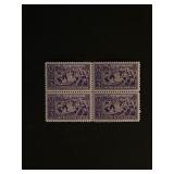 Four 3 Cent Baseball Stamps Unused
