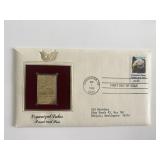 Organized Labor Proud and Free Gold Stamp...