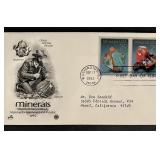 Minerals First Day Cover