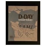 1944-1979 D Day Stamp Folio Honoring the 35th...