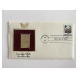 Organized Labor Proud and Free Gold Stamp...