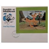 Maldives 1979 Pluto Souvenir First Day Cover