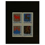 Four Complete Set Sweden Stamps Unused