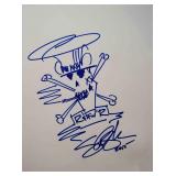Slash original signed drawing