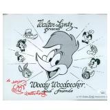 Woody WoodpeckerWalter Lantz Signed Photo JSA...