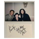 5th Dimension Marilyn McCoo Signed Card