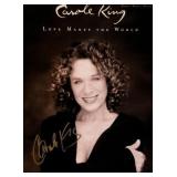 Carole King signed music book