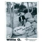 Chicano Power Willie G. Garcia Signed Photo JSA...