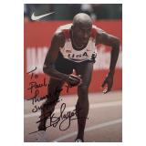 Olympic Runner Bernard Lagat signed photo