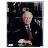 TV News Anchor Walter Cronkite Signed Photo JSA...
