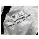 Carlos Palomino Signed White Everlast Boxing...