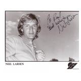 Jazz musician Neil Larsen signed photo