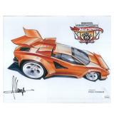 Hot Wheels designer Fraser Campbell signed...