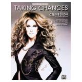 Celine Dion signed sheet music