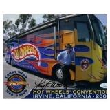 Hot Wheels Toy Designer Larry Wood Signed Photo...