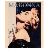 Madonna signed promo photo