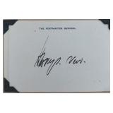 RNC chairman Harry Stewart original signature