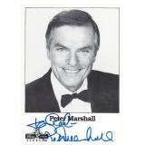 Hollywood Squares Peter Marshall signed photo