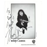 Saxophonist Boney James signed photo