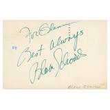 The Pink Panther Blake Edwards signed note