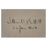 William C. Bullitt original signature