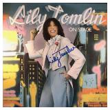Comedian Lily Tomlin signed album
