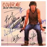 Bruce Springsteen 12 inch signed "Cover Me"...