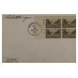 Robert Hannegan signed first day cover
