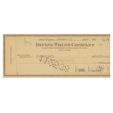 The Untouchables Walter Winchell signed check