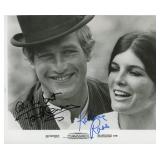 Katherine Ross and Paul Newman signed "Butch...