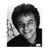 Singer Johnny Mathis Signed Photo JSA
