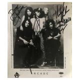 Arcade band signed photo