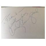 Supermodel Cindy Crawford original autograph