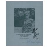I Love Lucy Lucille Ball Gary Morton Signed...