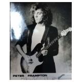 Peter Frampton signed vintage promo photo