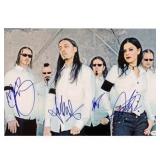 Lacuna Coil Band Signed Photo JSA