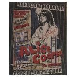 Alice Cooper Signed Tour Poster