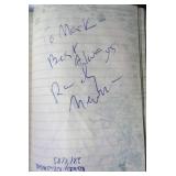 Randy Newman signed page