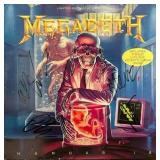Megadeth Hangar 18 band signed album