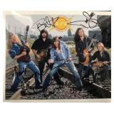 Tesla band signed photo