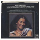 Rita Coolidge signed 45 record sleeve