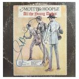 Mott the Hoople All the Young Dudes signed album