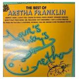 Aretha Franklin The Best of signed album