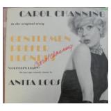 Carol Channing Gentlemen Prefer Blondes signed...